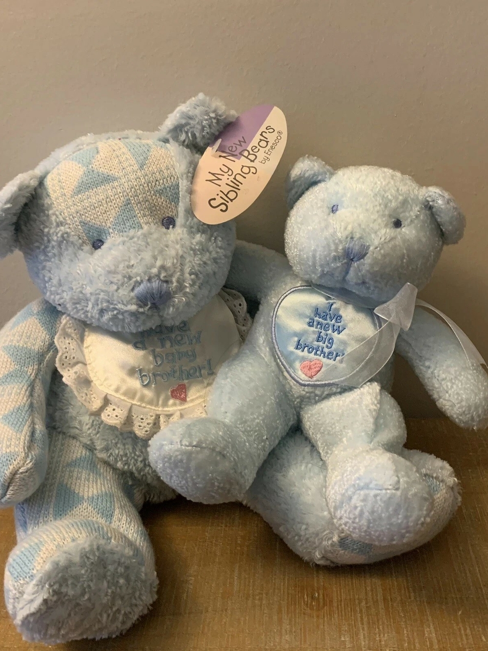 💲6⃣▶▶Blue Plush Baby Brother Gift Set NEW!